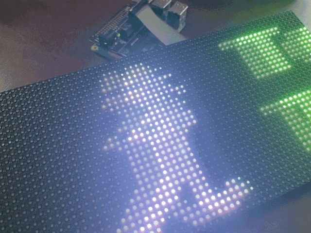 Scrolling Train Times GIF