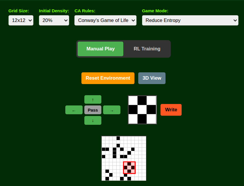 Reinforcement Learning Screenshot